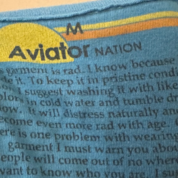 Aviator Nation Bolt Embroidery Classic Cropped Sweatshirt - Picture 8 of 8